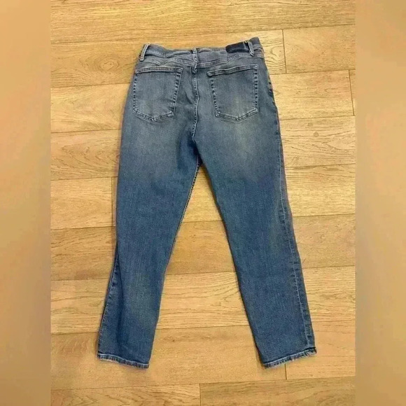 RE/DONE 90s High Rise Ankle Crop Jeans Worn Indigo Size 32 - Picture 7 of 7